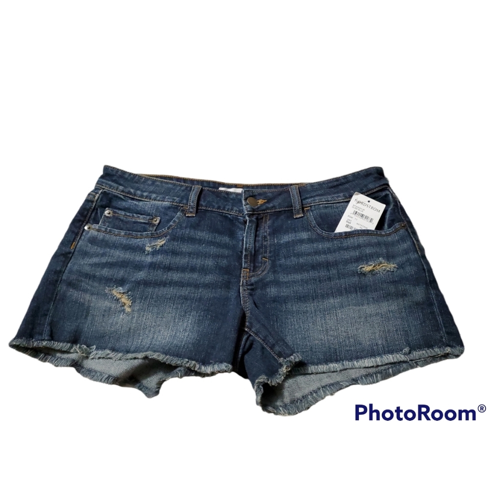 BP low rise distressed denim shorts sizex11